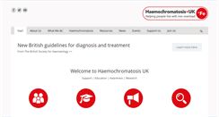 Desktop Screenshot of haemochromatosis.org.uk